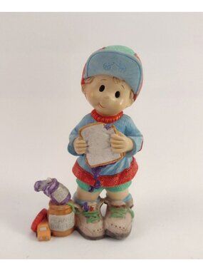 Enesco 1995 "Look I Cooked A Sandwich" Boys Will Be Boys Figurine VTG Collection
